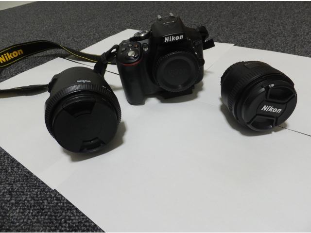 愛用のカメラ(NIKON D5300)とレンズたち