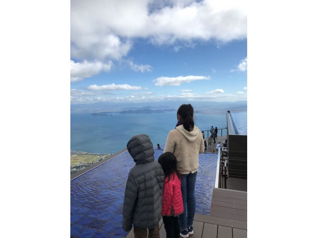 琵琶湖一望