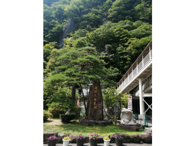 日本で最も高い場所にある鍾乳洞として有名