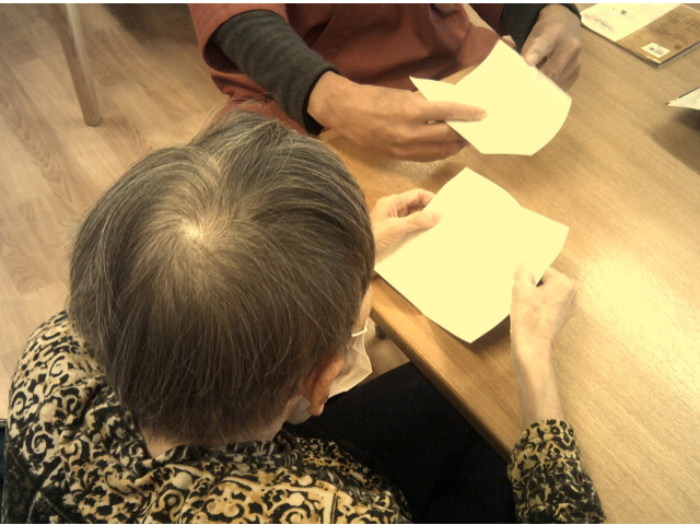 共同制作の様子です❕