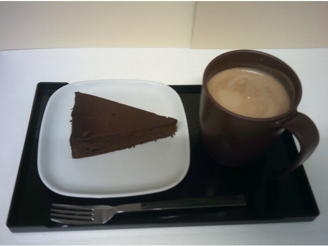 甘いチョコレートがコーヒーとよく合います！