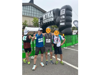 一緒に出場したランナー仲間