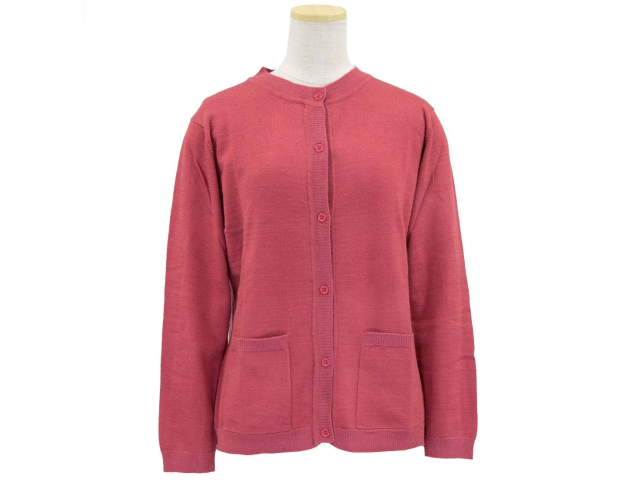 カラバリ豊富な丸首カーディガン