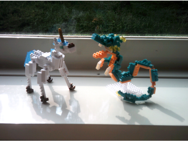 何故か幻獣ユニコーンと神獣青龍も…(^^;)